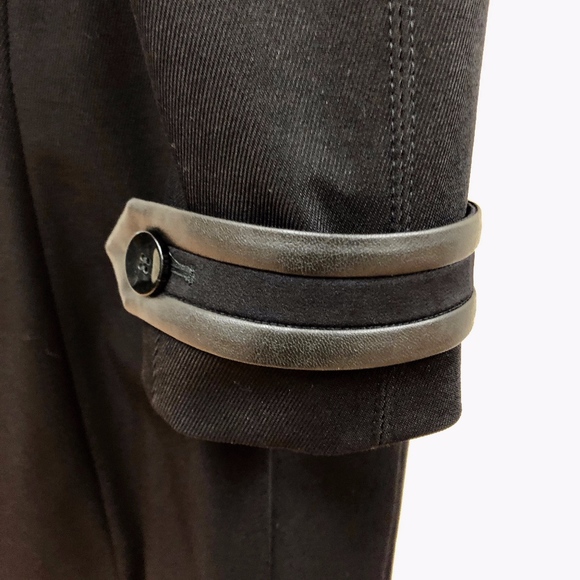 NWT BOSS womens black trench coat - Picture 4 of 8